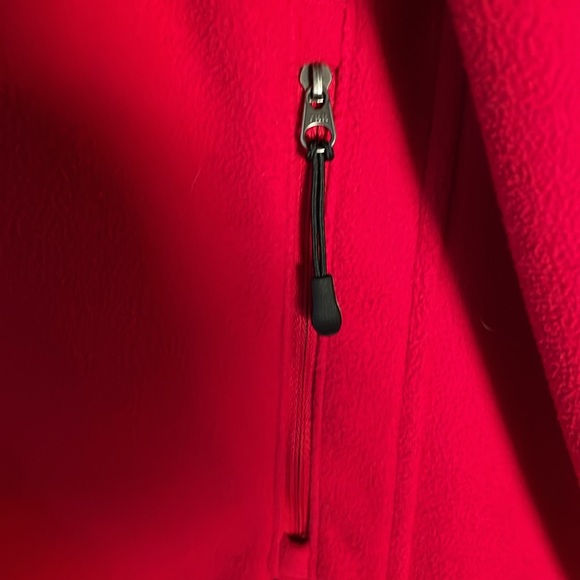Lands’End size 3xl red womens fleece zip up jacket. - Picture 3 of 6